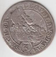 Német Államok / Szilézia 1701CB 3Kr Ag "I. Lipót" (1.59g) T:3
German States / Silesia 1701...