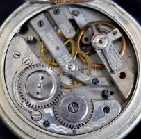 cca 1900 Remontoir másodpercmutatós zsebóra, egy mutató hiánnyal, javításra szorul / Remontoisr pock...