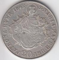 Ausztria 1842B 20Kr Ag &quot;V. Ferdinánd&quot; T:3 &lt;br/&gt;Huszár: 2081., Unger III.:1419. &lt;br/&gt;