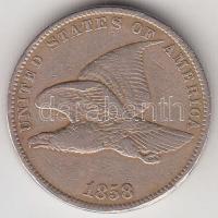 Amerikai Egyesült Államok 1858. 1c CuNi "Flying Eagle Cent" kis betűk T:2-,3
USA 1858. 1 C...