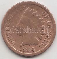 Amerikai Egyesült Államok 1864. 1c "Indián" T:3
USA 1864. 1 Cents "Indian" C:F
K...