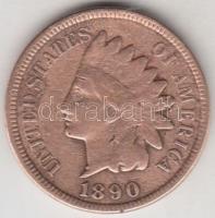 Amerikai Egyesült Államok 1890. 1c "Indián" T:2-
USA 18890. 1 Cents "Indian" C:V...