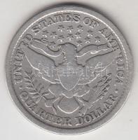 Amerikai Egyesült Államok 1892. 1/4$ Ag T:3 &lt;br/&gt;USA 1892. 1/4 Dollar Ag C:F