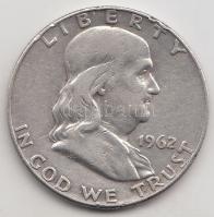 Amerikai Egyesült Államok 1962. 1/2$ Ag "Franklin" T:3
USA 1962. Half Dollar Ag "Fran...