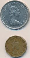 Jersey 1890. 10P + 1964. 1/4Sh T:2,2- &lt;br/&gt;Jersey 1890. 10 Pence + 1964. 1/4 Shilling C:XF,VF