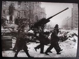 1945 7 db fotó a lerombolt Budapestről / Budapest in 1945