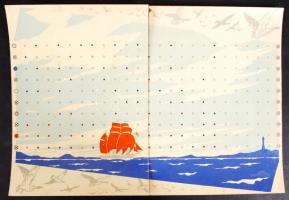 cca 1960 Repülj madár társasjáték