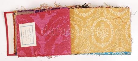 cca 1930 B. & G. szabómester áruminatkönyv és zománcozott szabómesteri tábla 20x30 cm