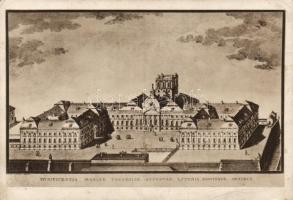 9 db régi, a Nagyszombati Egyetem / Pázmány Péter Egyetem évfordulójára kiadott képeslap sorozat / 9...