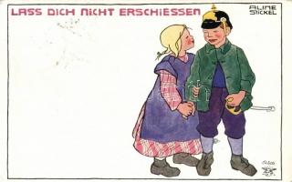 Lass dich nicht Erschießen, Oilette Nr. 1029 s: Aline Stickel (EK)