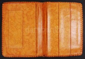 "Lokomitve Leipzig 1. FC" feliratú bőr notesz és irattartó tárca