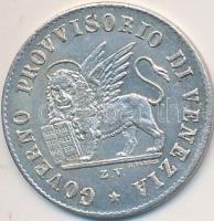 Olasz Államok/Velence/osztrák megszállás 1848ZV 15c Ag T:2,2-
Italian States/Venice/Austrian occupat...