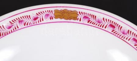 Herendi indiai kosár mintás amfora, kézzel festett, jelzett, hibátlan, m:24,5 cm