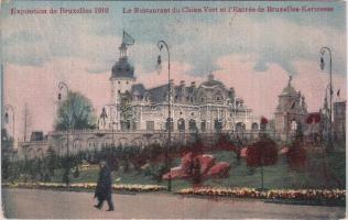 1910 Brussels, Bruxelles, Exposition; restaurant (fl)