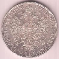 Ausztria 1858A 1Fl Ag &quot;Ferenc József&quot; T:2,2- ph. &lt;br/&gt;Austria 1858A 1 Florin Ag &quot;Franz Joseph&quot; C:aXF edge error