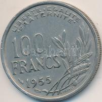 Franciaország 1955. 100Fr CuNi Szabadság T:2- France 1955. 100 Francs CuNi Liberty C:VF