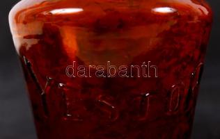 3 db Yestor feliratú gyógyszeres üveg, hibátlan, m: 14 cm