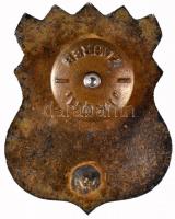 Horvátország 1991. Katonai sapkajelvény, zománcozott T:2-
Croatia 1991. Soldier's cap badge, en...