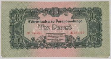 1944. 10P &quot;A Vörös Parancsnoksága&quot; (2x) sorszámkövető T:1-