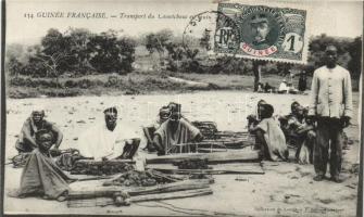 Rubber transporting, Guinean folklore