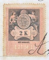 1903 Államszámviteli vizsgabizonyítvány 60x30 cm