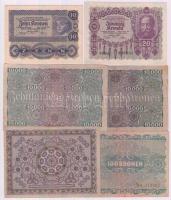 Ausztria 1922-24. 8db klf bankjegy T:II,II-,III
Austria 1922-24. 8 different banknotes C:XF,VF,F