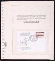 1974 Fritz Walter német csapatkapitány aláírása  emlékbélyegzős postai lapon
