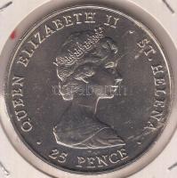 Szent Heléna 1980. 25P &quot;II. Erzsébet&quot; T:1 &lt;br/&gt;Saint Helena 1980. 25 Pence &quot;Elisabeth II&quot; C:UNC