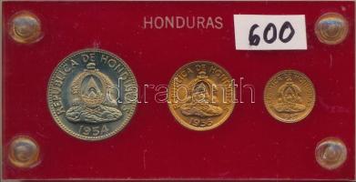 Honduras 1957. 1c + 1956. 2c + 1954. 10c plasztiktokos szett T:1
Honduras 1957. 1 Centavos + 1956. 2...