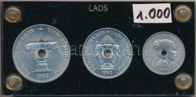 Laosz 1952. 10c + 20c + 50c plasztiktokos szett T:1,1-
Laos 1952. 10 Cents + 20 Cents + 50 Cents set...