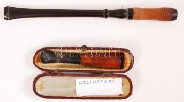 2 db szipka, egyik jelzett (Arlington), h:8 és 18 cm