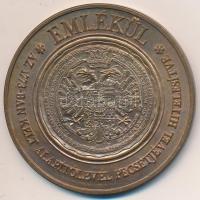 1993. "Bizományi Kereskedőház és Záloghitel Rt. 1773-1993 / Emlékül" Br emlékérem (60mm) T...