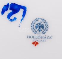 Jurcsák László által tervezett Hollóházi jelzett porcelán váza /  Faces designed by Laszlo Jurcsák H...