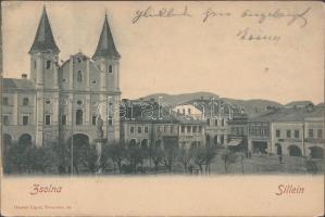 1899 Zsolna, Sillein; Főtér / main square