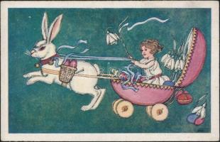 Rabbit-cart, eggs, Nr. 948. s: Undi M.