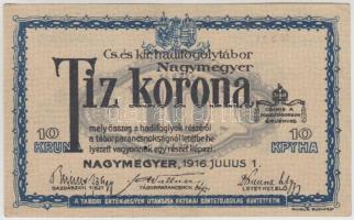 Nagymegyer / hadifogolytábor 1916. július 1. 10K "MS" T:II
Adamo HHN-1.7.1