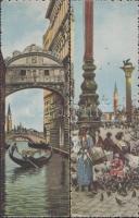 Venice, Venezia - 5 postcards (including minicards and litho cards)