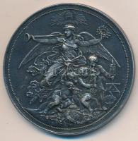 1946. "Országos Iparegyesület" ezüstözött bronz emlékérem névre szóló gravírozással (57mm)...