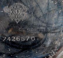 Omega másodpercmutatós zsebóra, sérült számlap, nem működik, d:4,5 cm