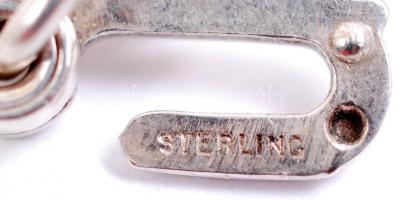 Ezüst (Ag.) karlánc részben ezüst érmékkel, összesen:20 db (16 db ezüst), bruttó: 69 g