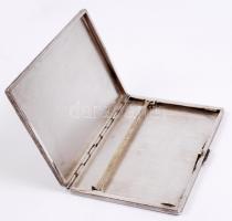 Ezüst (Ag.) cigarettatálca, jelzett, nettó: 164 g