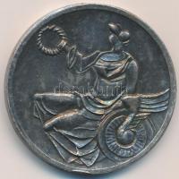 ~1970. "BKV Hűségérem" ezüstözött Br emlékérem (36mm) T:2