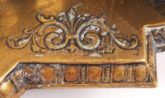 Antik török asztali szivartartó szett, sérült, h:29 cm, m:12 cm