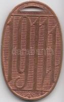1916. "Hadsegélyező 1915-16" Br érem (44x23mm) szign.: Richard Adolf Zutt T:2
Hungary 1916...