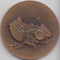 1994. "Magyar Repülő Szövetség / 17. Akrobatikus Világbajnokság" Br emlékérem (60mm) T:2