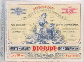 Vegyes magyar bankjegy tétel albumba rendezve, közte 1904. 10K + 1919. 10K + 1918. 200K + 1918. 10.0...