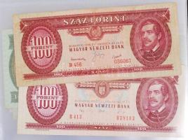 Vegyes magyar bankjegy tétel albumba rendezve, közte 1904. 10K + 1919. 10K + 1918. 200K + 1918. 10.0...