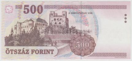 1998. 500Ft "EE" T:I-(enyhe sarokhajlás)