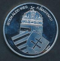 DN. "Nemzetünk nagyjai - Szent László király" Ag emlékérem (15g/0.333) T:PP Tanúsítvánnyal...