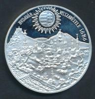 1986. 500Ft Ag "Budavár visszavétele 1686" T:PP